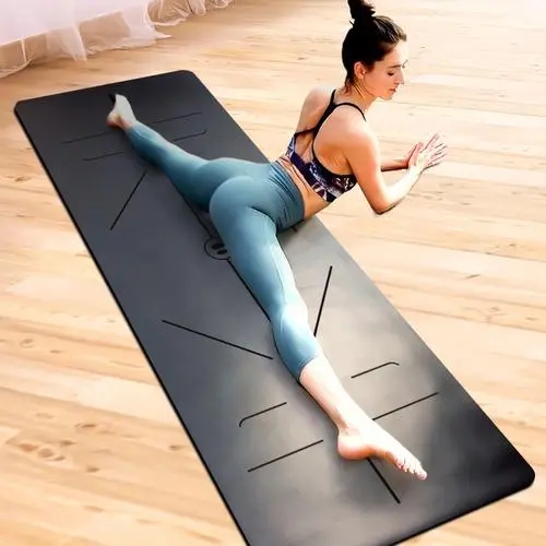 Scène d'utilisation de tapis de yoga
